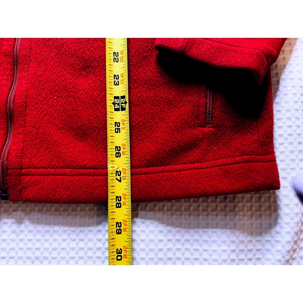 Patagonia Synchilla Men's Large Full Zip Fleece Jacket Red Midweight (46" Chest) - Picture 13 of 14